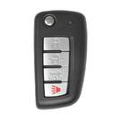 Nissan Rogue Flip Remote Key Shell 3+1 Button
