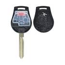Novo aftermarket Nissan Remote Key Shell 3 botões com pânico de alta qualidade melhor preço | Chaves dos Emirados -| thumbnail