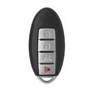 Nissan Altima 2008-2012 Akıllı Anahtar Uzaktan Kumanda Kabı 3+1 Düğme Yan Yivli Sağ Pil Tipi