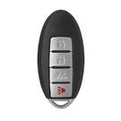 Nissan Altima 2008-2012 Smart Key Remote Shell 3+1 pulsanti con scanalatura laterale destra tipo batteria