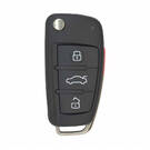 Audi Q7 Orijinal Flip Kumanda Anahtarı 3+1 Buton 315MHz 4F0837220A