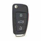 Audi Q7 Genuine Flip Remote Key 3+1 Buttons 315MHz 4F0837220A