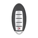 Infiniti Nissan Altima 2013-2020 Coque de télécommande intelligente 4+1 boutons gauche Type de batterie