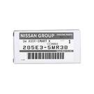 Nuova Nissan Ariya 2023 Chiave telecomando intelligente originale / OEM 3 + 1 pulsanti 433 MHz Numero parte OEM: 285E3-5MR3B - ID FCC: KR5TXPZ1 |  -| thumbnail