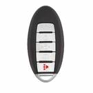 Coque de clé télécommande intelligente Nissan 4+1 boutons SUV, type de batterie gauche