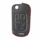 Кожаный чехол для Buick Flip Remote Key 4 Buttons BK-G | МК3 -| thumbnail