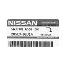 Nuova chiave remota intelligente Nissan Frontier 2022 originale / OEM 3 pulsanti 433 MHz Numero parte OEM: 285E3-9BU1A - ID FCC: KR5TXN7 S180144902 | Chiavi degli Emirati -| thumbnail