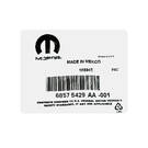 Dodge RAM 2019-2024 Genuine / OEM Smart Remote Key 5 Buttons 433MHz OEM Part Number: 68374994AC , Old OEM Part Number: 68374994AA, 68374994AB, 68374994AC, 68475385AA, 68538050AB, 68547363AA, 68547363AB | Emirates Keys -| thumbnail