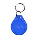 RFID KeyFob Tag 125Khz Tarjeta de proximidad reescribible T5577 Llavero Azul