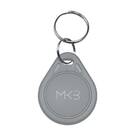 RFID KeyFob Tag 125Khz Tarjeta de proximidad reescribible T5577 Llavero gris