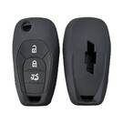 Capa de silicone para Chevrolet 2018+ Flip Remote Key 3 botões