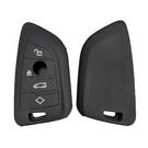 Coque en silicone pour clé à distance intelligente BMW CAS4 série F 4 boutons