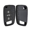 Funda de silicona para Volkswagen tipo A Flip Remote Key 3 botones