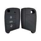 Coque en silicone pour clé à distance Volkswagen Type B Flip 3 boutons