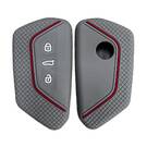 Custodia in silicone con incisione per Volkswagen KD B33 Smart Remote Key 3 pulsanti