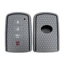 Silicone Engraved Case For Toyota Smart Remote Key 4 Buttons