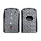 Силиконовый чехол с гравировкой для Toyota Smart Remote Key 4 кнопки