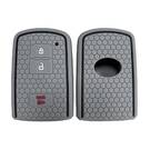 Funda de silicona grabada para Toyota Smart Remote Key 3 botones