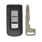 Coque de clé télécommande intelligente Mitsubishi, 3 boutons, couleur noire, haute qualité, meilleur prix, nouveau marché | Clés des Émirats -| thumbnail