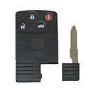Coque de télécommande de carte Mazda de haute qualité, 4 boutons, couvercle de clé à distance Emirates Keys, remplacement de coques de porte-clés à bas prix. -| thumbnail