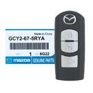NEW Mazda 6 2009 Genuine/OEM Smart Key Remote 433MHz GCY2-67-5RYA GCY2675RYA - FCCID: 5WK434O3D | Emirates Keys -| thumbnail