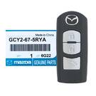 NOVO Mazda 6 2009 Genuine/OEM Smart Key Remote 433MHz GCY2-67-5RYA GCY2675RYA - FCCID: 5WK434O3D | Chaves dos Emirados -| thumbnail