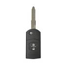 Carcasa para llave remota Mazda Flip de 2 botones con cabezal de alta calidad, funda para control remoto Emirates Keys, cubierta para llave remota de automóvil, reemplazo de carcasas para llavero a precios bajos. -| thumbnail