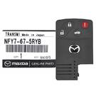 GENUINE PARTS Mazada MX-5 Smart Remote Card 4 Button 315MHz NFY7-67-5RYB ، مفاتيح التحكم عن بعد الأصلية ، اشترِ الآن | الإمارات للمفاتيح -| thumbnail