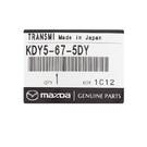 Mazda CX-5 2013 مفتاح بعيد 433 ميجا هرتز KDY5-67-5DY | MK3 -| thumbnail
