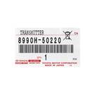 Novo Lexus ES350 2020 Genuine / OEM Smart Key Card 433MHz Transponder - ID: 8A Texas Crypto 128-bits AES, OEM Part Number: 8990H-50220 | Chaves dos Emirados -| thumbnail