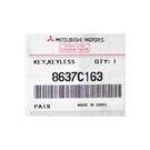 Llave remota inteligente original/OEM de 3 botones y 433 MHz para Mitsubishi Pajero 2016, nueva, número de pieza del fabricante: 8637C163 | Emirates Keys -| thumbnail