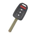 Honda Modern Non-Flip Remote Key Shell 3 + 1 Botão HON66 Blade