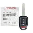 Honda CR-V 205-2016 Genuine/OEM Remote Key 4 Button 315MHz 35118-T0A-A30 FCCID: MLBHLIK6-1T  | Emirates Keys -| thumbnail