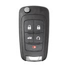 Chevrolet Malibu / Impala 2014-2015 Flip Remote Key 4+1 Botones 433MHz HITAG 2 - ID46 PCF7937E Transponder