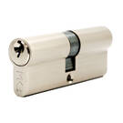 Cilindro MK3 in ottone puro, 3 chiavi normali in ottone, cilindro serratura porta dimensione PN 80 mm | MK3 -| thumbnail