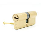Pure Brass Cylinder,5 Brass Computer Keys, PB Size 70mm Door Lock Cylinder| MK3 -| thumbnail