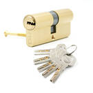 Pure Brass Cylinder with 5 pcs Computer Keys, PB Size 70mm