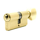 Latón puro MK3, 3 llaves normales de latón, cilindro de cerradura de puerta de 70 mm de tamaño PB | MK3 -| thumbnail