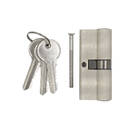 New High Quality Best Price Full Zinc Cylinder with 3 pcs Brass Normal Keys, Key SN Size 70mm | Emirates Keys -| thumbnail