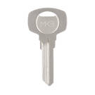 Пустой латунный ключ, толщина 2,2 мм, никель 13 грамм