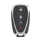 Carcasa de llave remota inteligente Chevrolet 3+1 botones de arranque automático