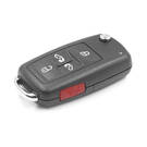 New Aftermarket VW / Volkswagen UDS Flip Remote Key Shell 4+1 Buttons HU66 Blade High Quality Best Price | Emirates Keys -| thumbnail