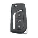 Keydiy Xhorse Toyota Type Flip Remote Key Shell 3 botões