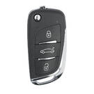Keydiy Xhorse Citroen Type Flip Remote Key Shell 3 Buttons