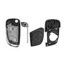 New Aftemarekt Chevrolet Modified Flip Key Shell 2 Buttons High Quality Best Price | Emirates Keys -| thumbnail