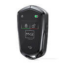 New Aftermarket LCD Universal Smart Key Kit With Keyless Entry And IOS Car Cadillac Style Location Tracking System Black Color | Emirates Keys -| thumbnail