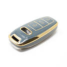 Nueva cubierta Nano de alta calidad del mercado de accesorios para llave remota Audi 3 botones Color gris Audi-D11J | Cayos de los Emiratos -| thumbnail