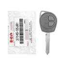 NEW Suzuki Jimny 2016 Genuine/OEM Remote Key 2 Buttons 433MHz 4D-65 Chip Manufacturer Part Number: 37145-55J81 / 3714555J81 | Emirates Keys -| thumbnail