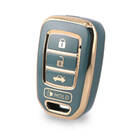 Cover Nano di alta qualità per chiave telecomando Honda CR-V 3+1 pulsanti colore grigio HD-D11J4
