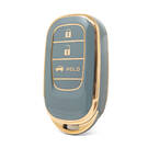 Cover Nano di alta qualità per chiave telecomando Honda 3 pulsanti colore grigio HD-G11J3A
